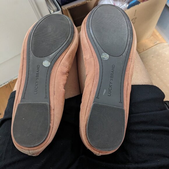 Lucky Brand Tan Flats Sz 9 - Picture 5 of 5